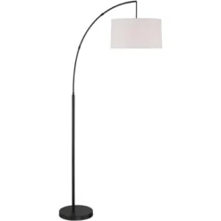 360 Lighting Modern Arc Floor Lamp With USB Charging Port 72" Tall Black White Linen Drum Shade For Living Room Reading House Home 16 360 Lighting Modern Arc Floor Lamp With USB Charging Port 72" Tall Black White Linen Drum Shade For Living Room Reading House Home -Adesso Shop GUEST 75b476f0 c070 41f8 b362 11d7091e972f