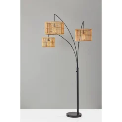 82" Cabana Collection 3-Arm Arc Lamp Black - Adesso -Adesso Shop GUEST 75d4c857 b4a3 42ea b0c0 c17b5d5c82a3
