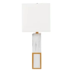 Bramp Table Lamp White/Gold (Includes LED Light Bulb) - Southern Enterprises 12 Bramp Table Lamp White/Gold (Includes LED Light Bulb) - Southern Enterprises -Adesso Shop GUEST 760207b1 247a 4315 9e4f b8e168720feb