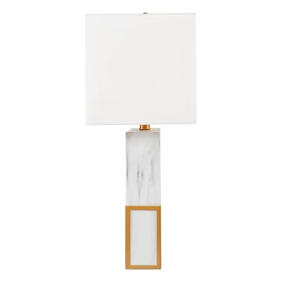 Bramp Table Lamp White/Gold (Includes LED Light Bulb) - Southern Enterprises 7 Bramp Table Lamp White/Gold (Includes LED Light Bulb) - Southern Enterprises - Image 5