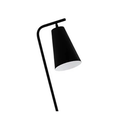 1-Light Floor Lamp With Metal Shade Black/White - EGLO 3 1-Light Floor Lamp With Metal Shade Black/White - EGLO