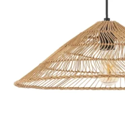 20.25" 1-Light Nova Farmhouse Coastal Rattan LED Pendant Brown - JONATHAN Y 20 20.25" 1-Light Nova Farmhouse Coastal Rattan LED Pendant Brown - JONATHAN Y -Adesso Shop GUEST 77d96bce 4b88 42be 9042 698ab0f781bf