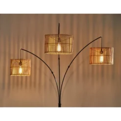 82" Cabana Collection 3-Arm Arc Lamp Black - Adesso -Adesso Shop GUEST 77f52e15 34ea 4161 9062 45714cfd3278