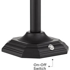 360 Lighting Grady Traditional Piano Banker Desk Lamp 16 1/2" High Black LED Adjustable Bronze Metal Shade For Bedroom Bedside Nightstand Kids Desk -Adesso Shop GUEST 78bbf017 ad24 48d6 9a0d 9793536a44af