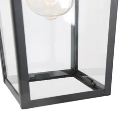 13" Metal/Glass Square Cage Modern Outdoor Pendant Light Black - LNC -Adesso Shop GUEST 79375969 91eb 48f3 a47d 0c40ed4406fd