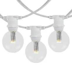 Novelty Lights Globe Outdoor String Lights With 80 In-Line Sockets White Wire 100 Feet -Adesso Shop GUEST 7950408c 7e08 4ba4 870f 1d1f16bc92d6