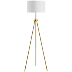 HOMCOM 59.75" Tripod Floor Lamp With Pull Chain Standing, Fabric Lampshade E26 Lamp Holder Steel For Living Room, Bedroom, Office 15 HOMCOM 59.75" Tripod Floor Lamp With Pull Chain Standing, Fabric Lampshade E26 Lamp Holder Steel For Living Room, Bedroom, Office -Adesso Shop GUEST 7a34f8b6 c21e 4242 839c 36140564e59b