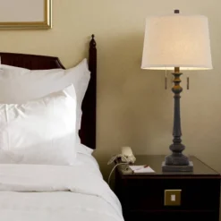 31.5" Resin Traditional Table Lamp Rustic Iron - Cal Lighting -Adesso Shop GUEST 7b609180 2acf 42f2 9b82 2e5fd80d1b0a