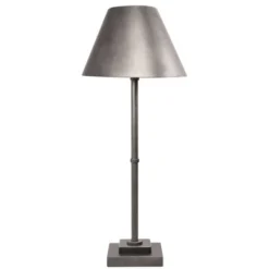 26.38" Belldunn Antique Pewter Metal Table Lamp - Signature Design By Ashley