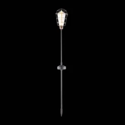 Set Of 2 Outdoor Solar Powered Edison Bulb Garden LED Stakes Black - Alpine Corporation -Adesso Shop GUEST 7d718396 bee9 4b34 aa59 82395936974f