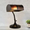 Bankers Lamp With Amber Mica Shade (Includes LED Light Bulb) -Adesso Shop GUEST 81f1daf5 b891 44b9 8cd6 62479aa19826