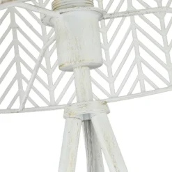 61" Cage Shade Metal Tripod Floor Lamp Ingrid White - River Of Goods -Adesso Shop GUEST 84158f82 8ec2 4e78 8e26 09125e483fe0