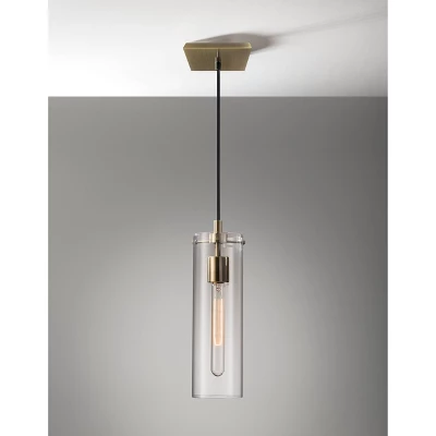 13.75" Dalton Pendant Ceiling Light Brass - Adesso 3 13.75" Dalton Pendant Ceiling Light Brass - Adesso