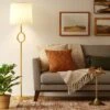 Metal Ring Floor Lamp Brass (Includes LED Light Bulb) - Threshold™ -Adesso Shop GUEST 84cc7850 4420 4a7b 8bee 99fecc3c9f05