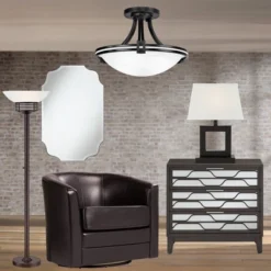 Possini Euro Design Light Blaster Modern Torchiere Floor Lamp 72 1/2" Tall Warm Bronze LED White Frosted Glass Bowl Shade For Living Room Bedroom Home -Adesso Shop GUEST 850569d9 d068 4326 aad7 a33ef97851f4