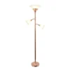 3 Light Floor Lamp With Scalloped Glass Shade Rose Gold - Elegant Designs -Adesso Shop GUEST 86f50df9 778c 4308 896f f7ed19f8c6cd