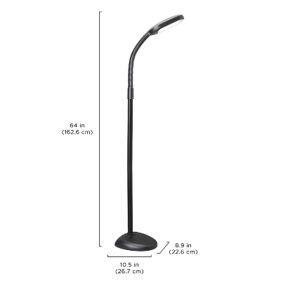 SmartLight Full Spectrum LED Floor Lamp (Includes LED Light Bulb) - Verilux 8 SmartLight Full Spectrum LED Floor Lamp (Includes LED Light Bulb) - Verilux - Image 6