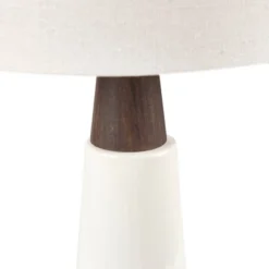 Everly Ceramic (Includes LED Light Bulb) Table Lamp White - Ink+Ivy -Adesso Shop GUEST 8b226707 5020 4e6e 969b 472db2011d40