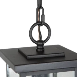 Square Glass/Metal Outdoor Pendant Lamp Black - LNC -Adesso Shop GUEST 8c838feb abd4 4007 af4d 36fcdcaf7097