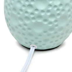 14.17" Traditional Ceramic Texture Thumbprint Tear Drop Table Desk Lamp With Tapered White Shade Blue - Creekwood Home 11 14.17" Traditional Ceramic Texture Thumbprint Tear Drop Table Desk Lamp With Tapered White Shade Blue - Creekwood Home -Adesso Shop GUEST 8dd2cee8 a5d3 409f 96b4 77f321a4bce3