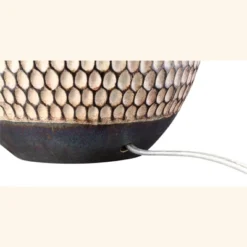 360 Lighting Emma Modern Mid Century Accent Table Lamp 21" High Wood Brown Ceramic Oatmeal Drum Shade For Bedroom Living Room Bedside Nightstand Home -Adesso Shop GUEST 8df17054 d285 408d b95e 60677cb0a7a4