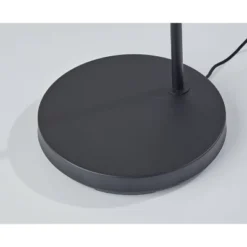 Roman Floor Lamp Black (Includes LED Light Bulb) - Adesso -Adesso Shop GUEST 8e20439a 9292 40e2 9eab 28d53761f2af