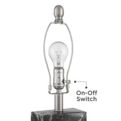 360 Lighting Connie Modern Table Lamps Set Of 2 With White Marble Riser 25" High Black Faux Marble USB Charging Port White Rectangular Shade For Desk 8 360 Lighting Connie Modern Table Lamps Set Of 2 With White Marble Riser 25" High Black Faux Marble USB Charging Port White Rectangular Shade For Desk -Adesso Shop GUEST 8ead03c6 7c04 4f7d a55a 4033ddd8dc56 1