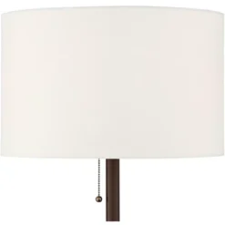 360 Lighting Caper Modern Floor Lamps With Tray Table 60 1/2" Tall Set Of 2 Bronze USB And Outlet Off White Fabric Drum Shade For Living Room Bedroom 15 360 Lighting Caper Modern Floor Lamps With Tray Table 60 1/2" Tall Set Of 2 Bronze USB And Outlet Off White Fabric Drum Shade For Living Room Bedroom -Adesso Shop GUEST 90c7708e 6bf6 44f7 b6c7 c7e6823b991c