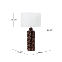 NuLOOM Marsala 24" Ceramic Table Lamp -Adesso Shop GUEST 90e6e0bd 05bb 43fa a43d bd36f3676b32
