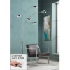 Possini Euro Design Modern Mid Century Arc Floor Lamp With USB Charging Port 5-Light 78" Tall Chrome Metal For Living Room Reading -Adesso Shop GUEST 9106b7ad e8d5 48ed 9e7a b974c9188571