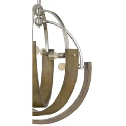 34" X 34" X 46.5" Metal/Wood Rauma Chandelier Brushed Steel - Cal Lighting 7 34" X 34" X 46.5" Metal/Wood Rauma Chandelier Brushed Steel - Cal Lighting -Adesso Shop GUEST 9115e990 4667 4adc 8c64 5cad2db719d3