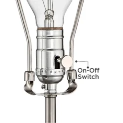 Possini Euro Design Modern Table Lamp With USB Outlet Reading Light LED 29.25" Tall Brushed Nickel Rectangular Off White Shade Bedroom Office 14 Possini Euro Design Modern Table Lamp With USB Outlet Reading Light LED 29.25" Tall Brushed Nickel Rectangular Off White Shade Bedroom Office -Adesso Shop GUEST 921e95c2 54c0 4393 8af9 c5486eca0224