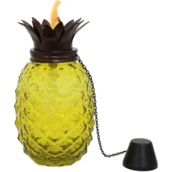 Sunnydaze Decor Sunnydaze Outdoor Adjustable Height 3-in-1 Glass Tropical Pineapple Torches With Connected Snuffs And Metal Poles - 2pk 15 Sunnydaze Decor Sunnydaze Outdoor Adjustable Height 3-in-1 Glass Tropical Pineapple Torches With Connected Snuffs And Metal Poles - 2pk -Adesso Shop GUEST 933bb20f 6fbd 4d0c b66d 09b1a4374613