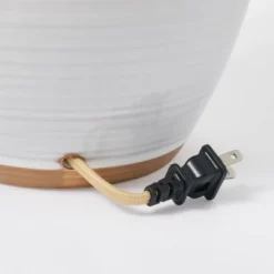 Large Ceramic Jar Table Lamp (Includes LED Light Bulb) Gray - Threshold™ Designed With Studio McGee -Adesso Shop GUEST 93b45ca5 6ef6 4fc7 a67d 275dc50c6213