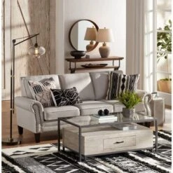 360 Lighting Bentley Rustic Farmhouse Table Lamp 29" Tall Brown Leaf Textured Hammered Pot Off White Empire Shade For Bedroom Living Room House Home -Adesso Shop GUEST 9562c754 dfbf 4c78 a660 e6deeae4979f 1