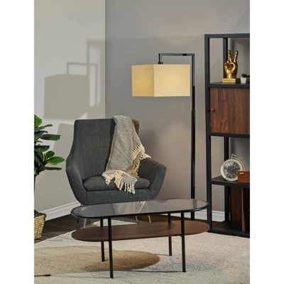Richard Floor Lamp Black - Adesso 3 Richard Floor Lamp Black - Adesso