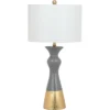 (Set Of 2) 30.5" Iris Table Lamp Gray/Gold (Includes CFL Light Bulb) - Safavieh -Adesso Shop GUEST 9684c569 e895 4556 a8b8 345de8ecaf8f