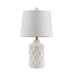 22" Contour Table Lamp Ivory -Adesso Shop GUEST 99ee6165 5067 4608 8392 d57694826c00