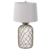 30" 3-way Seeded Netted Rope Glass Table Lamp - StyleCraft -Adesso Shop GUEST 9a0e6ea8 d262 47f5 be23 926905eba7b7