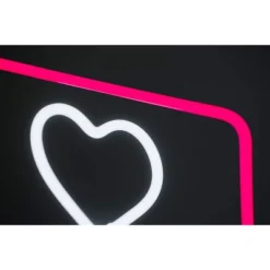 Amped Co 13 X 11 Inches Neon Desk Light Like Sign Symbol, Heart, Red And White -Adesso Shop GUEST 9a2866cd c6b2 4628 a44a d85a641c2548