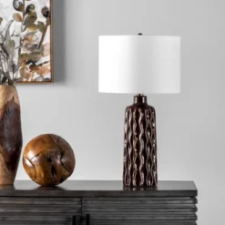 NuLOOM Marsala 24" Ceramic Table Lamp -Adesso Shop GUEST 9a74f2e5 853b 4778 b309 4320d8ecd0af
