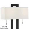 360 Lighting Neil Modern Table Lamp With White Marble Riser 26" High Two Tone USB Charging Port Rectangular Shade Bedroom For Bedroom Living Room Desk -Adesso Shop GUEST 9a966062 30dd 4363 a893 babdcf7a128f