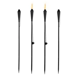 BIRDROCK HOME 4pk Mallorca Torches - Black -Adesso Shop GUEST 9ac8ea50 033c 424e ba9c 1dbf0f1448dd