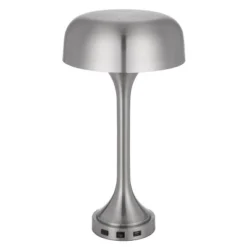 22" Metal Table Lamp Brushed Steel - Cal Lighting -Adesso Shop GUEST 9bd635bc 0026 4981 a0b5 31369be345eb