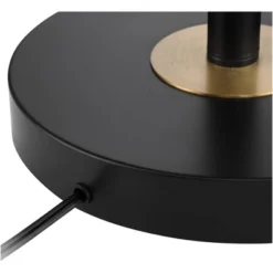 360 Lighting Wray Mid Century Modern Pharmacy Floor Lamp 61" Tall Flat Black Warm Brass Adjustable Swivel Head For Living Room Reading Bedroom Home -Adesso Shop GUEST 9c4b01ad a616 426f b3f1 c4f78232b143