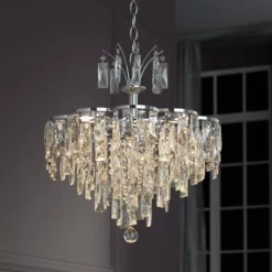 Vienna Full Spectrum Villette Chrome Chandelier 27 1/2" Wide Modern Cascade Crystal 6-Light LED Fixture For Dining Room Foyer Kitchen Island Entryway 16 Vienna Full Spectrum Villette Chrome Chandelier 27 1/2" Wide Modern Cascade Crystal 6-Light LED Fixture For Dining Room Foyer Kitchen Island Entryway -Adesso Shop GUEST 9ccbc101 0606 43d6 aa8e 87030b01f4b4