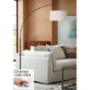 360 Lighting Modern Arc Floor Lamp With USB Charging Port 72" Tall Black White Linen Drum Shade For Living Room Reading House Home 2 360 Lighting Modern Arc Floor Lamp With USB Charging Port 72" Tall Black White Linen Drum Shade For Living Room Reading House Home -Adesso Shop GUEST 9f43b317 2042 48d3 b9fa 6876e5273450