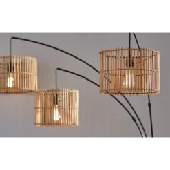 82" Cabana Collection 3-Arm Arc Lamp Black - Adesso -Adesso Shop GUEST a0dde4ef 054a 4c45 8f17 40d7bec8c3f6