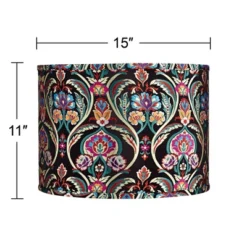 Possini Euro Design Antique Brass Plug-In Swag Chandelier 15" Wide Modern Multi-Color Embroidery Drum Shade For Dining Room House 7 Possini Euro Design Antique Brass Plug-In Swag Chandelier 15" Wide Modern Multi-Color Embroidery Drum Shade For Dining Room House -Adesso Shop GUEST a19a8ef4 8726 4c84 addf 905c098c52a6