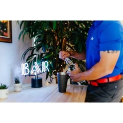 Amped Co Neon Desk Light With Real Neon, Bar Text, Classic -Adesso Shop GUEST a1b8b0c7 e98e 41b3 b91c 8f6bcc733387